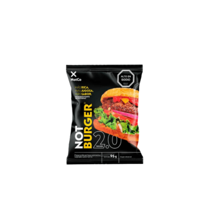 Imagen de una hamburguesa vegana Not Burguer