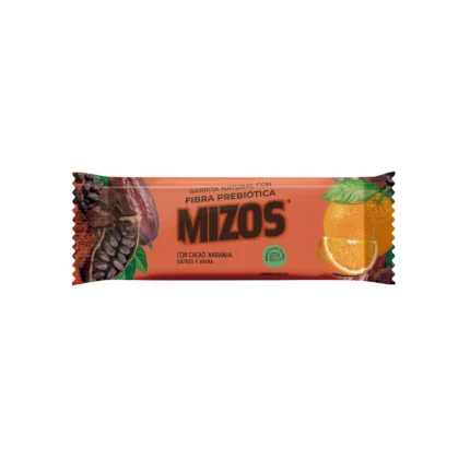 Barra de Cacao Naranja 35g Mizos